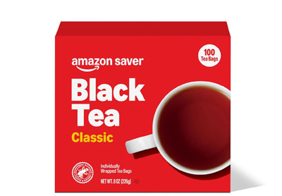Image: Amazon Saver Classic Black Tea Bags (100 Count) Image: Amazon Saver Classic Black Tea Bags (100 Count)