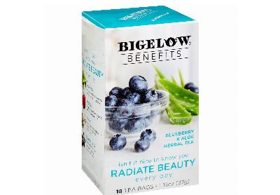 Image: Bigelow Benefits Blueberry & Aloe Herbal Tea Bags (18 Count)