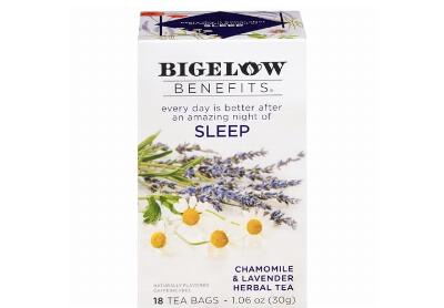 Image: Bigelow Benefits Chamomile & Lavender Herbal Tea Bags (18 Count)