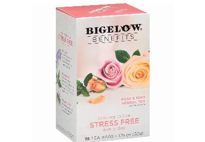 Image: Bigelow Benefits Rose & Mint Herbal Tea Bags (18 Count)