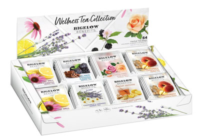 Image: Bigelow Benefits Wellness Tea Collection Herbal Tea Bags (64 Count)
