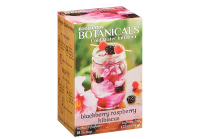 Image: Bigelow Botanicals Blackberry Raspberry Hibiscus Herbal Tea Bags (18 Count)