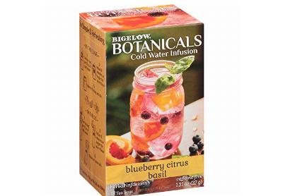 Image: Bigelow Botanicals Blueberry Citrus Basil Herbal Tea Bags (18 Count)