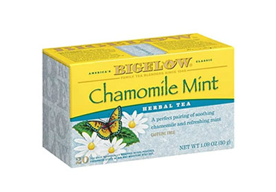 Image: Bigelow Chamomile Mint Herbal Tea Bags (20 Count)