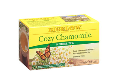 Image: Bigelow Cozy Chamomile Herbal Tea Bags (20 Count)
