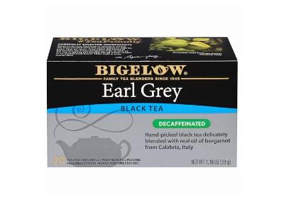 Image: Bigelow Earl Grey Decaffeinated Black Tea Bags (20 Count) Image: Bigelow Earl Grey Decaffeinated Black Tea Bags (20 Count)