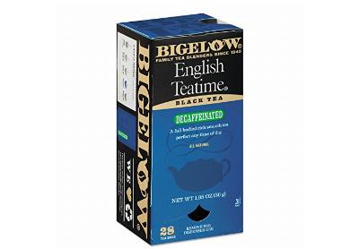 Image: Bigelow English Teatime Decaffeinated Black Tea Bags (28 Count) Image: Bigelow English Teatime Decaffeinated Black Tea Bags (28 Count)