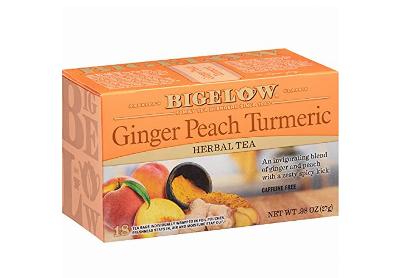 Image: Bigelow Ginger Peach Turmeric Herbal Tea Bags (18 Count)
