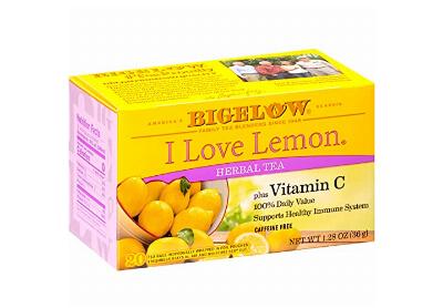 Image: Bigelow I Love Lemon plus Vitamin C Herbal Tea Bags (20 Count)