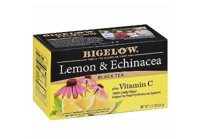 Image: Bigelow Lemon & Echinacea Black Tea Bags (18 Count) Image: Bigelow Lemon & Echinacea Black Tea Bags (18 Count)