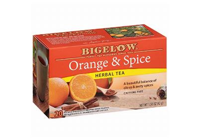 Image: Bigelow Orange & Spice Herbal Tea Bags (20 Count)