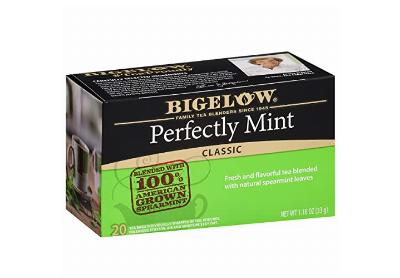 Image: Bigelow Perfectly Mint Black Tea Bags (20 Count)