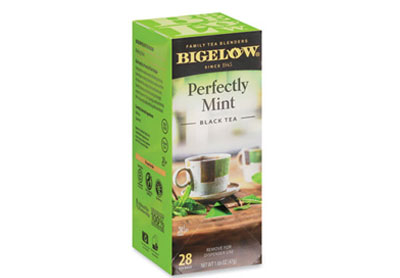 Image: Bigelow Perfectly Mint Black Tea Bags (28 Count)