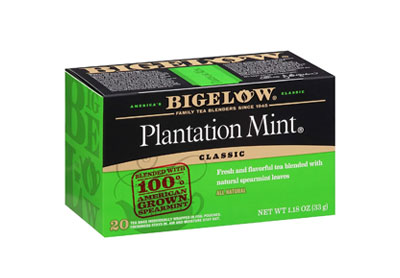 Image: Bigelow Plantation Mint Classic Black Tea Bags (20 Count)