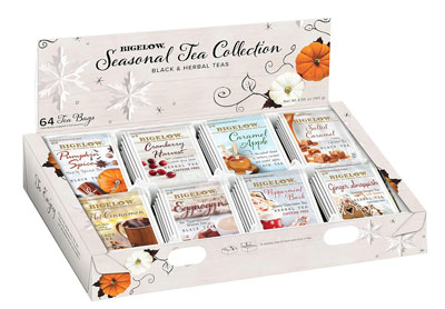 Image: Bigelow Seasonal Tea Collection Black & Herbal Tea Bags (64 Count)