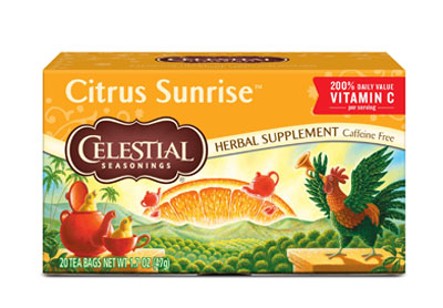 Image: Celestial Seasonings Citrus Sunrise Herbal Supplement Tea Bags (20 Count) Image: Celestial Seasonings Citrus Sunrise Herbal Supplement Tea Bags (20 Count)
