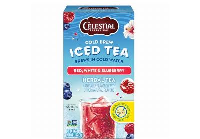 Image: Celestial Seasonings Cold Brew Red, White & Blueberry Iced Tea Bags (18 Count)