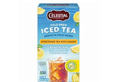 Image: Celestial Seasonings Cold Brew Sweetened Tea with Lemon Black Iced Tea Bags (18 Count)