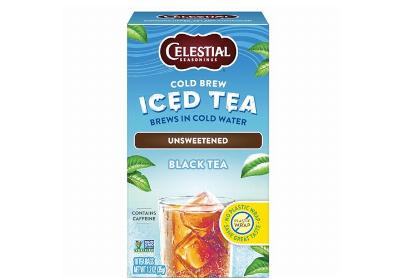 Image: Celestial Seasonings Cold Brew Unsweetened Black Iced Tea Bags (18 Count)