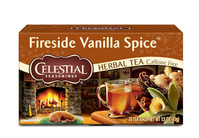 Image: Celestial Seasonings Fireside Vanilla Spice Herbal Tea Bags (20 Count) Image: Celestial Seasonings Fireside Vanilla Spice Herbal Tea Bags (20 Count)