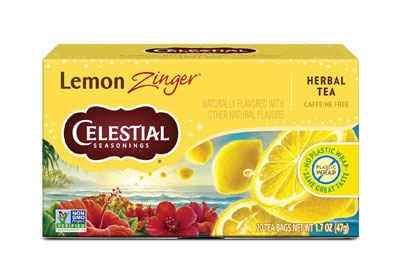 Image: Celestial Seasonings Lemon Zinger Herbal Tea Bags (20 Count)