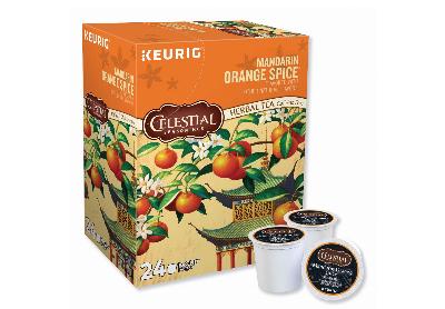 Image: Celestial Seasonings Mandarin Orange Spice Herbal Tea Keurig K-cup Pods (24 Count)