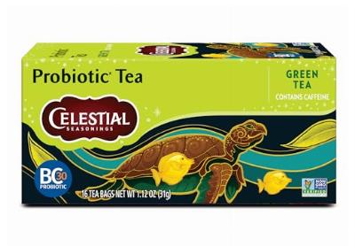 Image: Celestial Seasonings Probiotic Tea Green Tea Bags (16 Count)