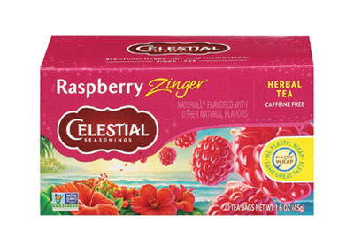 Image: Celestial Seasonings Raspberry Zinger Herbal Tea Bags (20 Count)