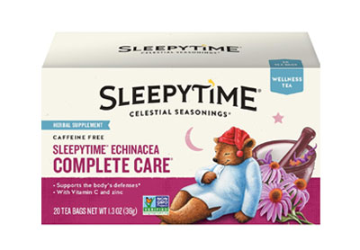 Image: Celestial Seasonings Sleepytime Echinacea Complete Care Wellness Herbal Tea Bags (20 Count)