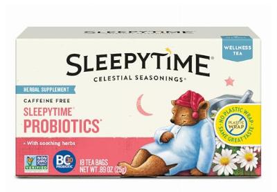 Image: Celestial Seasonings Sleepytime Probiotics Wellness Herbal Tea Bags (18 Count)