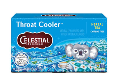 Image: Celestial Seasonings Throat Cooler Herbal Tea Bags (16 Count)