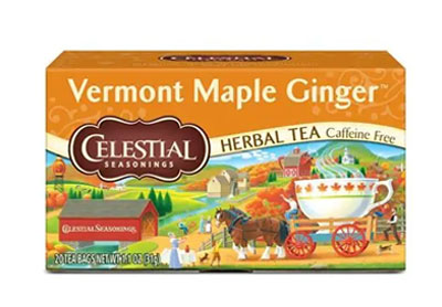 Image: Celestial Seasonings Vermont Maple Ginger Herbal Tea Bags (20 Count)