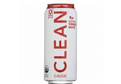 Image: Clean Cause Zero Calorie Organic Cherry Lime Sparkling Yerba Mate Tea (473ml) Image: Clean Cause Zero Calorie Organic Cherry Lime Sparkling Yerba Mate Tea (473ml)