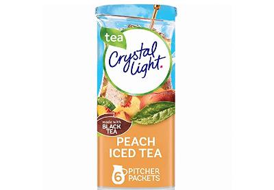 Image: Crystal Light Peach Iced Tea Pitcher Packets (6 Count)