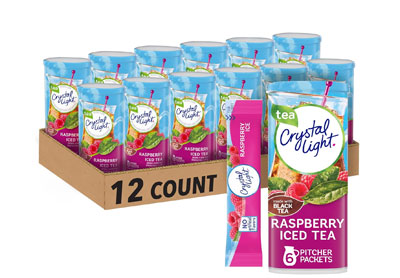 Image: Crystal Light Raspberry Iced Tea Pitcher Packets (6 x 12 Pack)