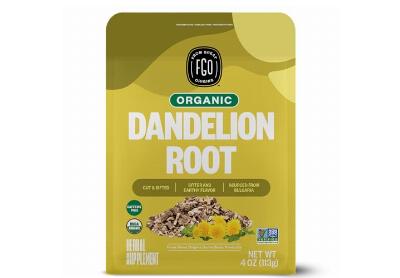 Image: FGO Organic Dandelion Root Loose Leaf Herbal Tea (113g)
