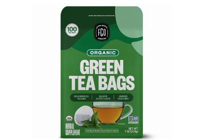 Image: FGO Organic Green Tea Bags (100 Count)