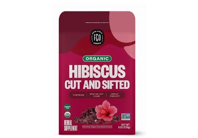 Image: FGO Organic Hibiscus Cut and Sifted Loose Leaf Herbal Tea (226g)