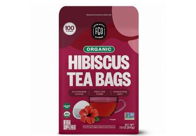 Image: FGO Organic Hibiscus Tea Bags (100 Count)