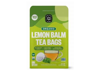 Image: FGO Organic Lemon Balm Herbal Tea Bags (100 Count)