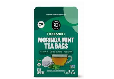 Image: FGO Organic Moringa Mint Tea Bags (20 Count)