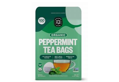 Image: FGO Organic Peppermint Tea Bags (100 Count)