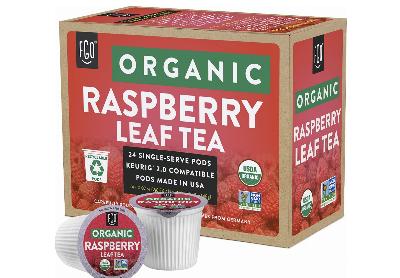 Image: FGO Organic Raspberry Leaf Tea K-cup Pods (24 Count)