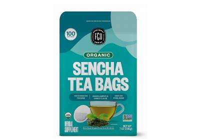 Image: FGO Organic Sencha Green Tea Bags (100 Count)