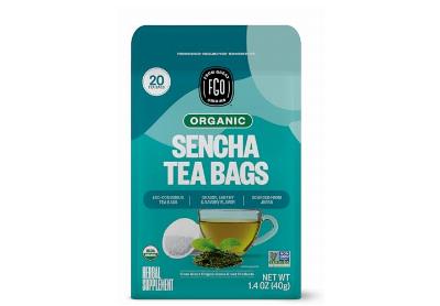 Image: FGO Organic Sencha Green Tea Bags (20 Count)