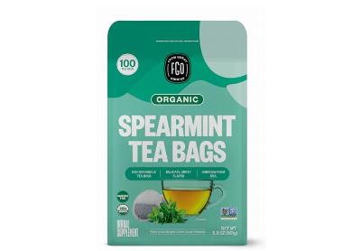 Image: FGO Organic Spearmint Tea Bags (100 Count)