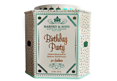 Image: Harney & Sons Birthday Party Decaf Black Tea Sachets (30 Count)