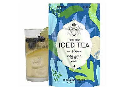 Image: Harney & Sons Blueberry Green Tea Fresh Brew Iced Tea Bags (15 Count)