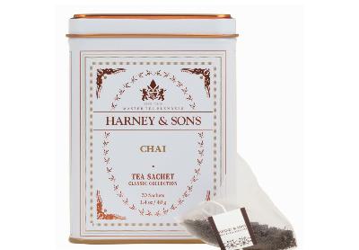 Image: Harney & Sons Chai Spiced Black Tea Sachets (20 Count)