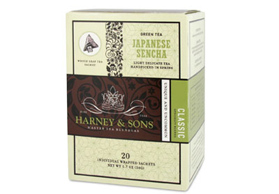 Image: Harney & Sons Classic Japanese Sencha Green Tea Sachets (20 Count)